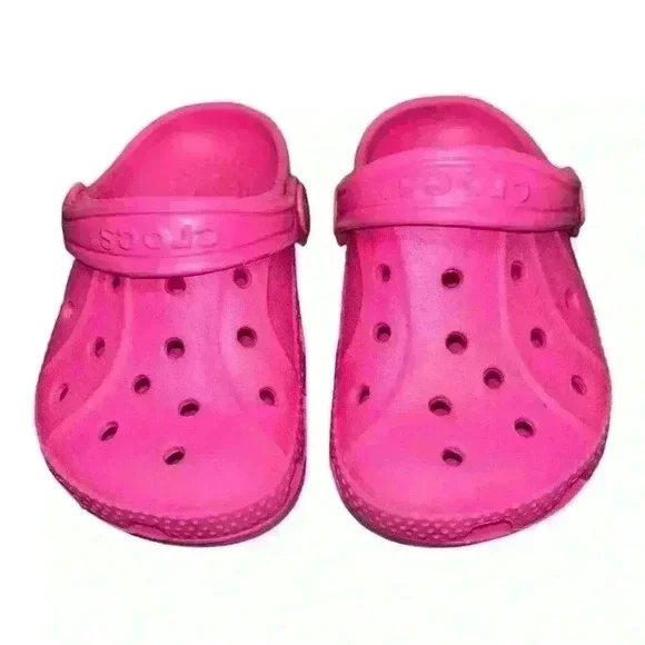 Crocs Classic Clog -  Kid - Pink Crush size 4 big kid pre-loved - Picture 2 of 8
